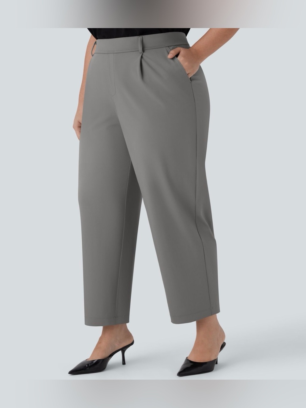 NWOT HALARA Flex DayStretch High Rise Ankle Pants Office Minimal Stretch Sz XL